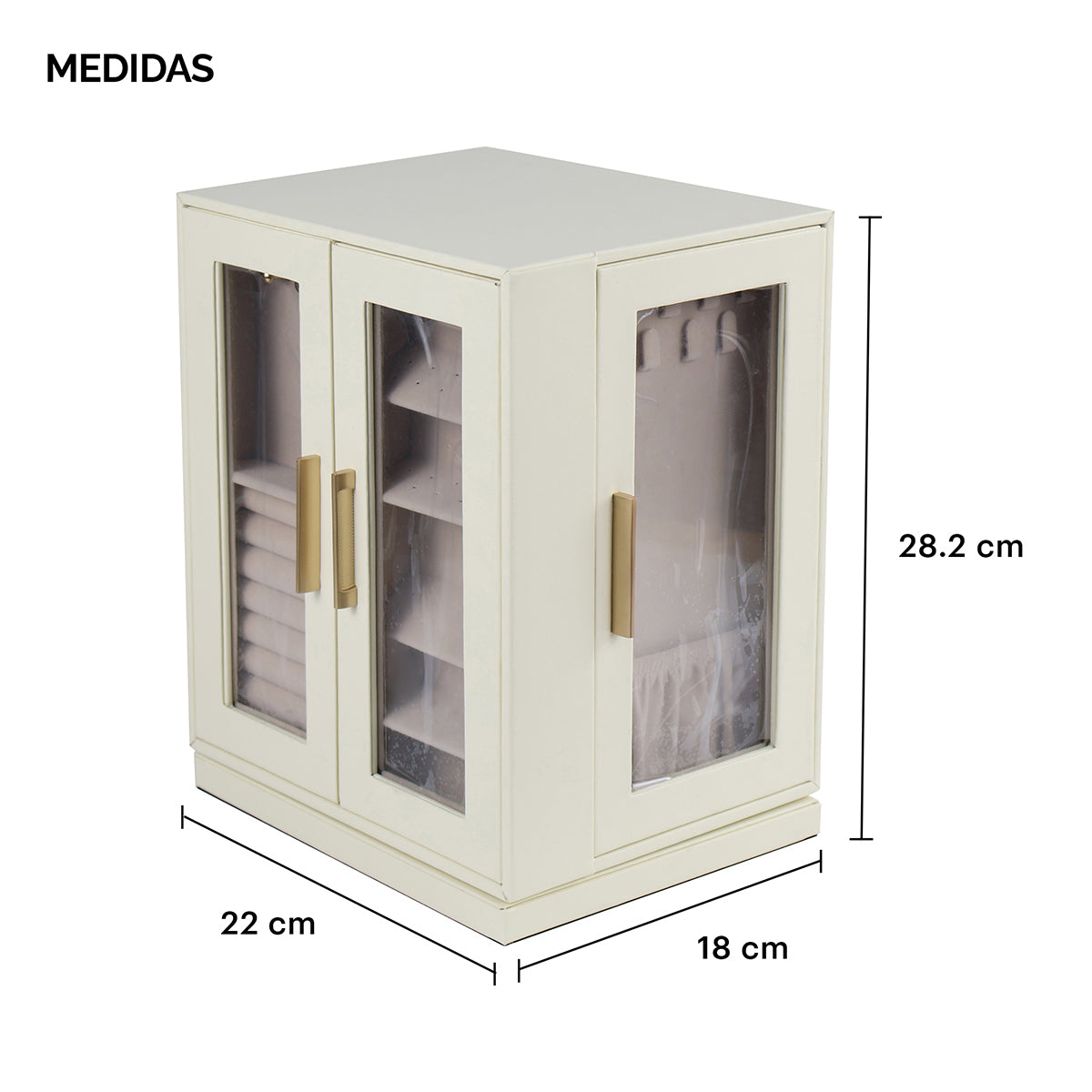 Organizador de joyería PERFECT SPACE | Giratorio 360°.