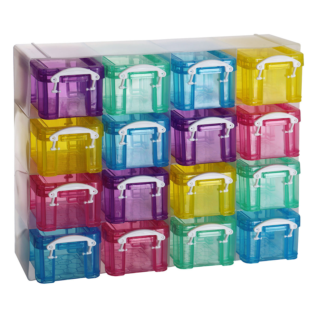 Multicajas organizadoras multiusos PERFECT SPACE | Set de 16 piezas.