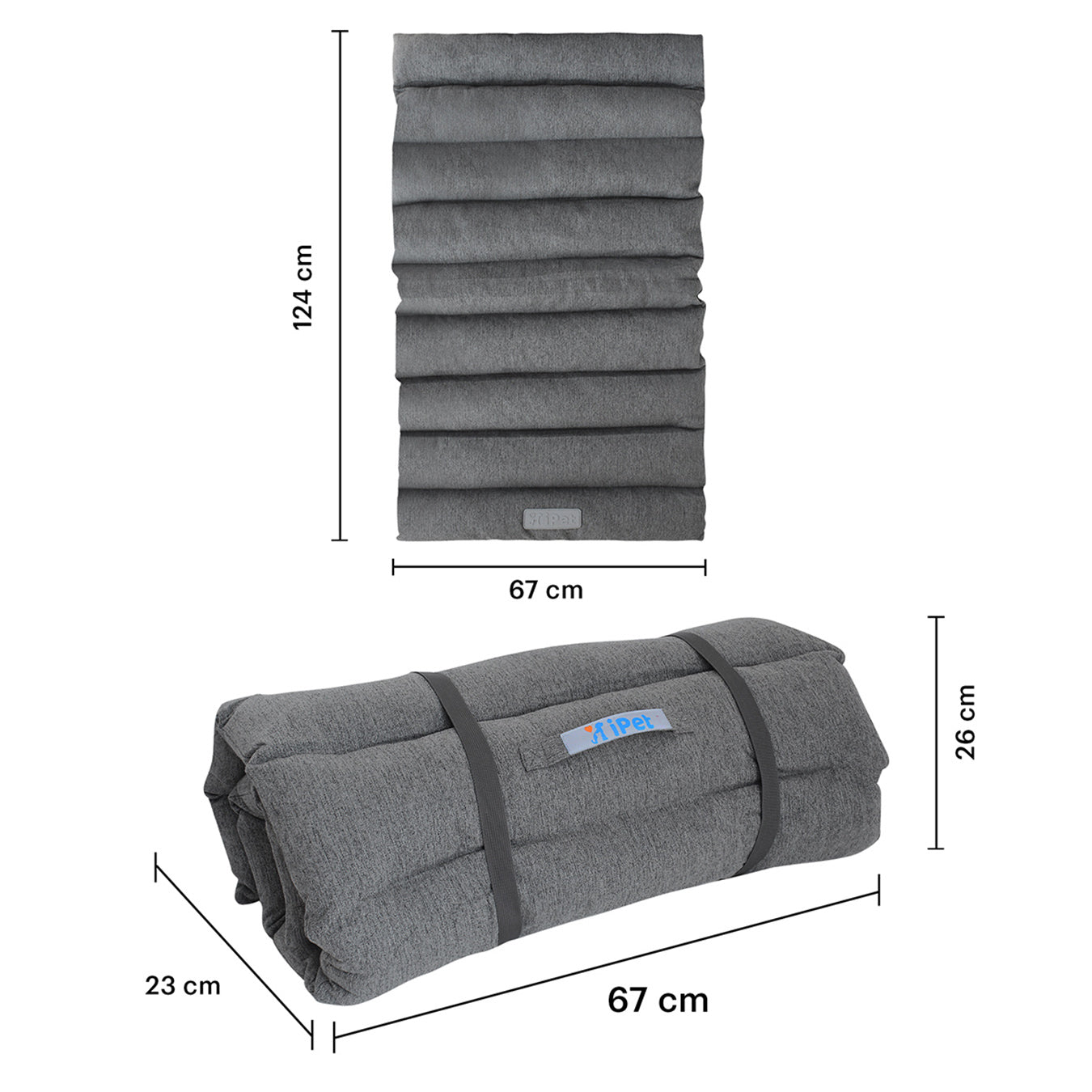 Cama colchoneta portátil para mascota I PET.