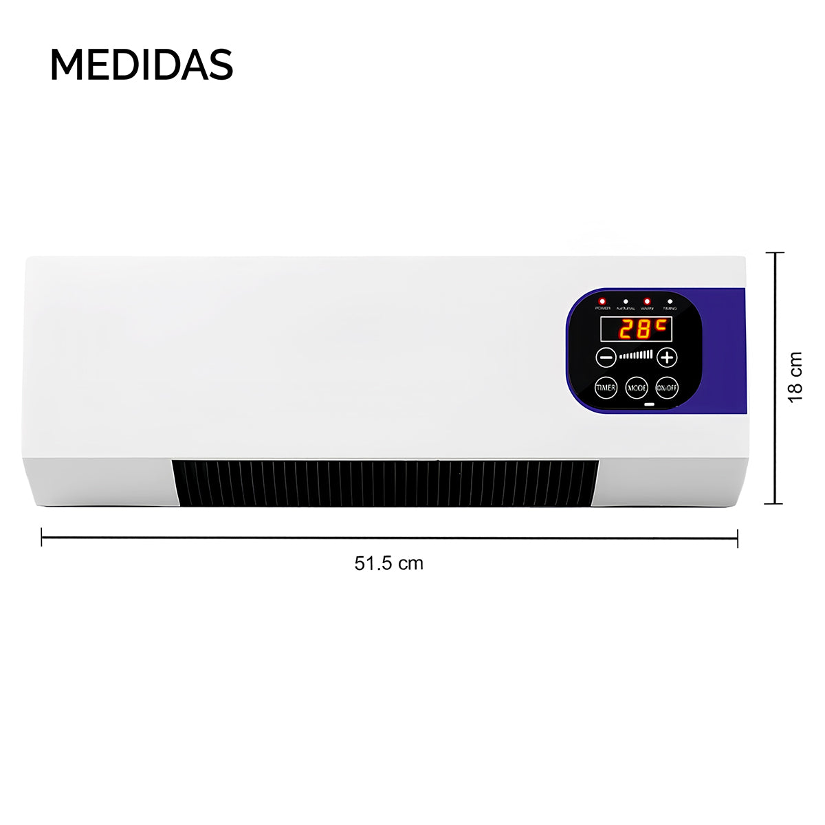 Calentador eléctrico LO NECESITO. | Hasta 40°C.