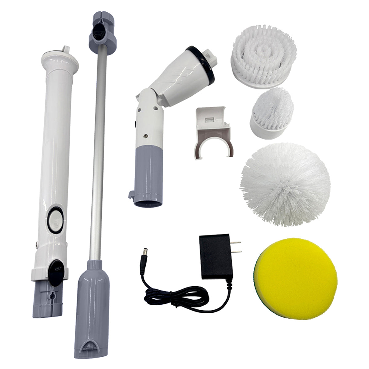 Cepillo eléctrico para pisos LO NECESITO | 4 cepillos intercambiables.