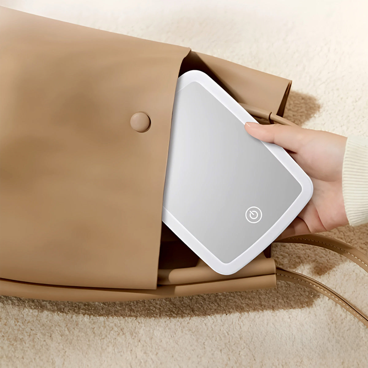 Espejo recardable con luz led LO NECESITO | Set de 2 piezas.