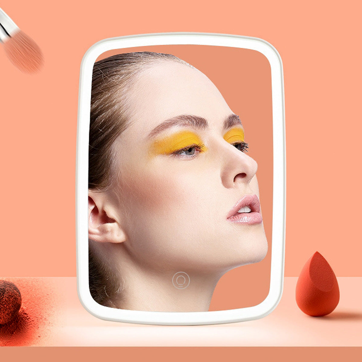 Espejo recardable con luz led LO NECESITO | Set de 2 piezas.