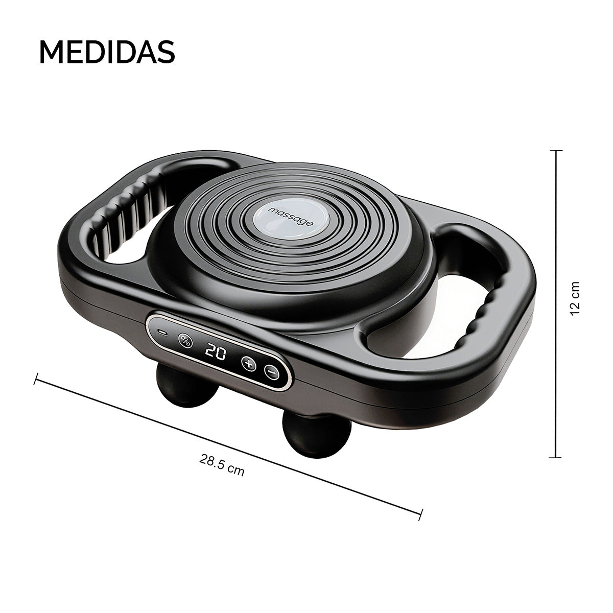 Masajeador muscular HELSE. | 6 cabezales.