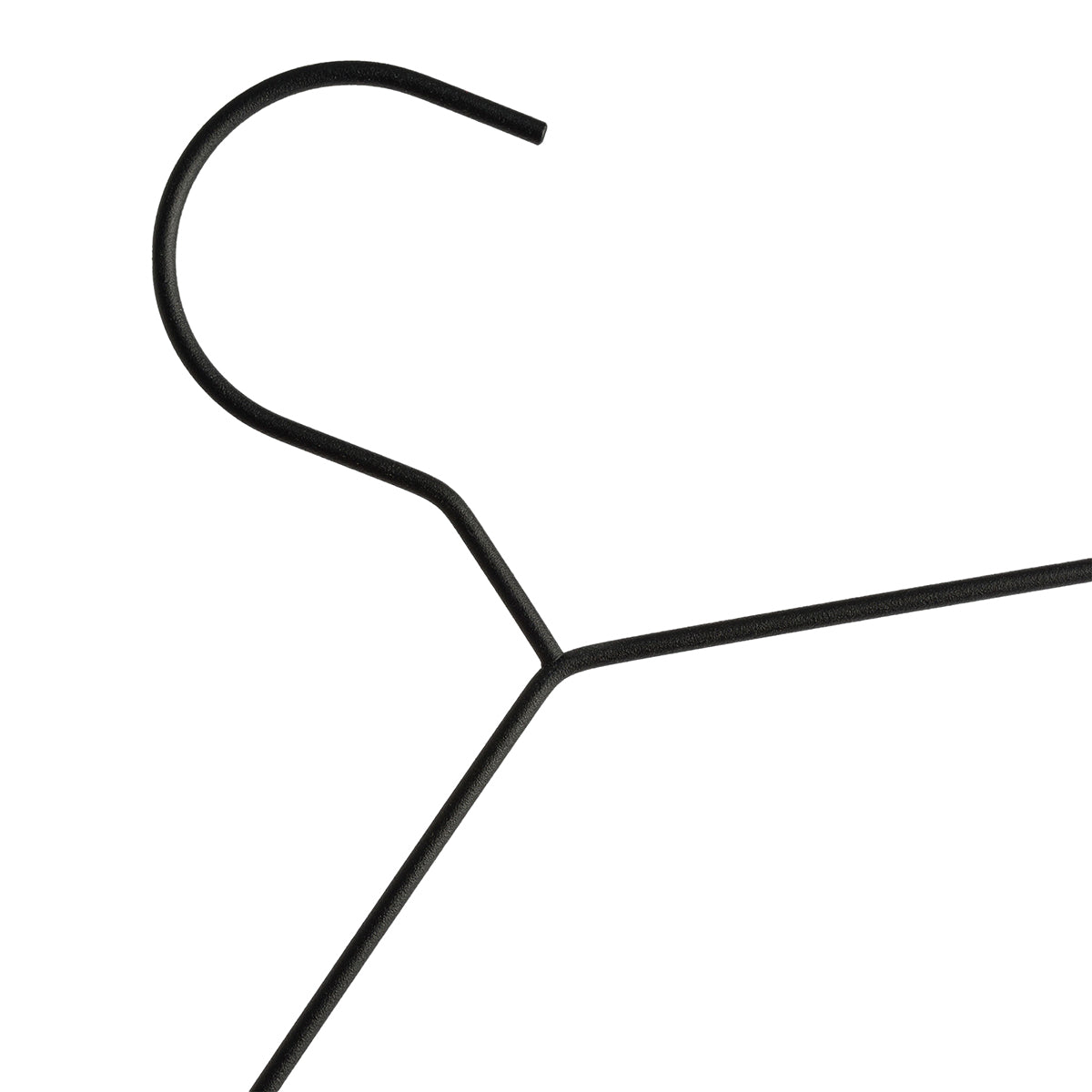 Ganchos metálicos para ropa con base de madera PERFECT SPACE. | Set de 6 piezas.