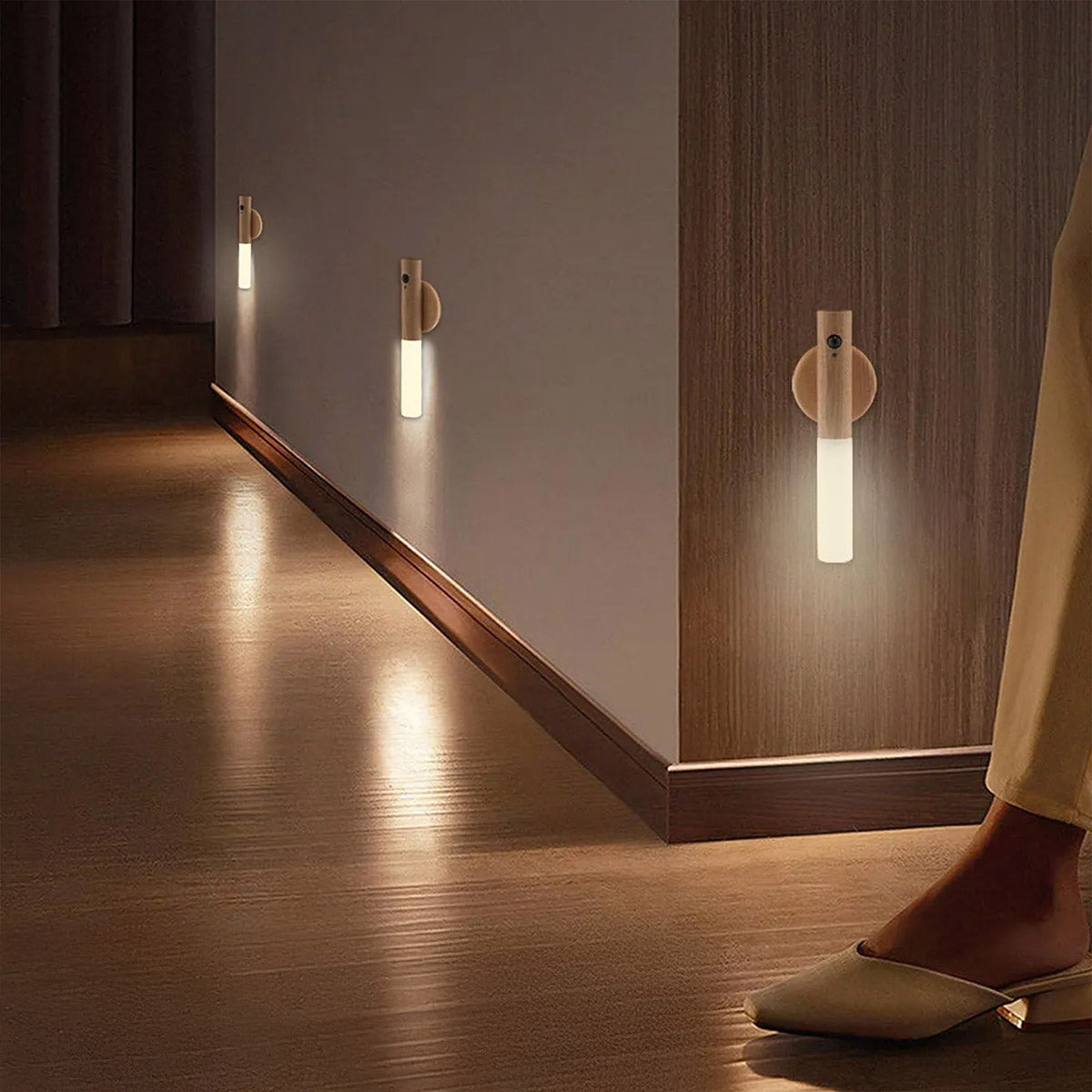 Luz nocturna led con sensor de movimiento LO NECESITO | Set de 3 piezas.