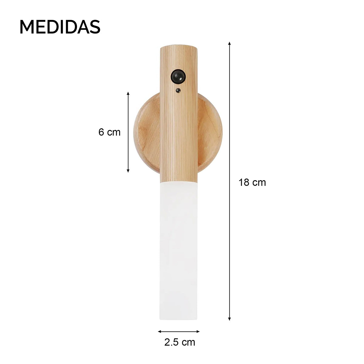 Luz nocturna led con sensor de movimiento LO NECESITO | Set de 3 piezas.