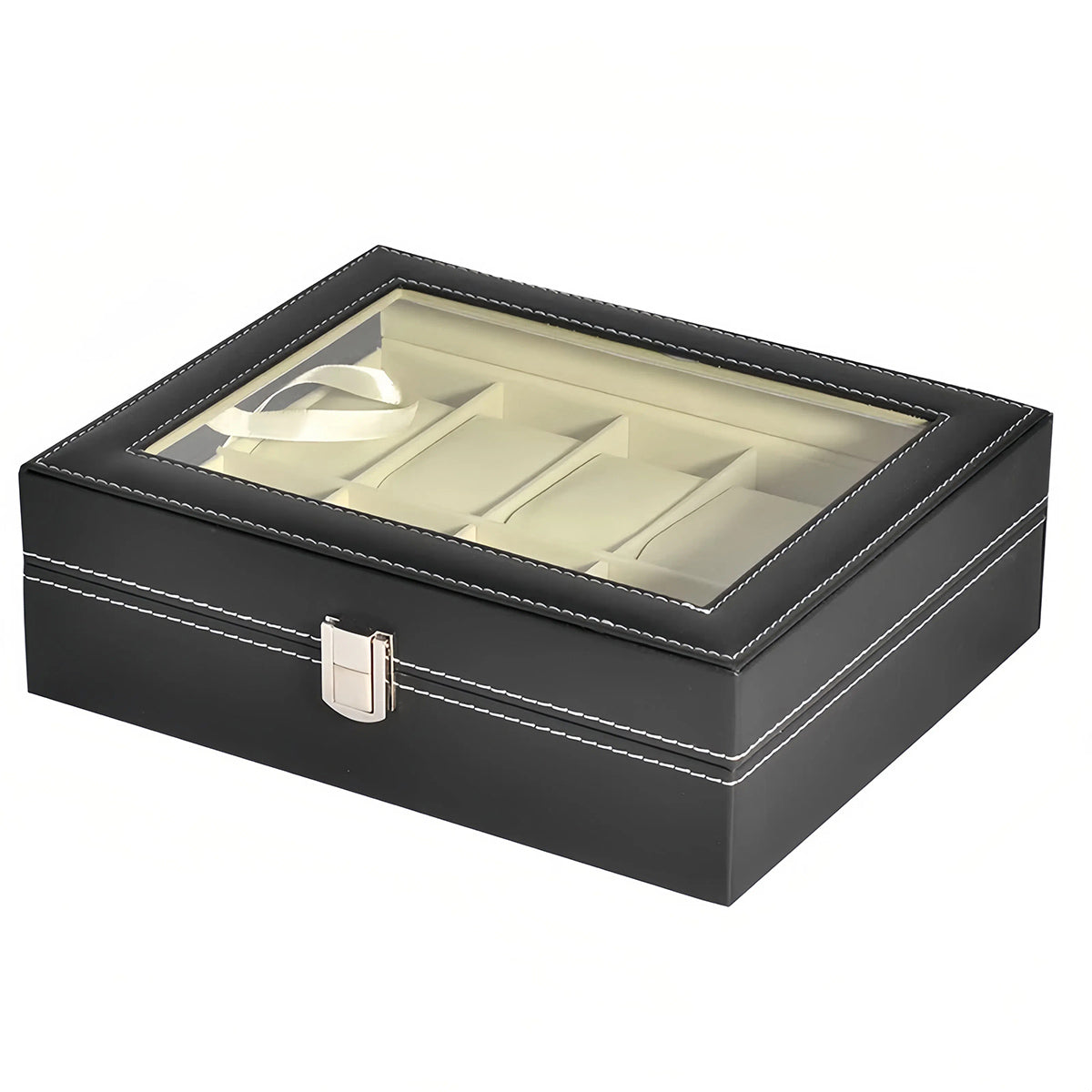 Estuche organizador de relojes | 10 compartimentos.