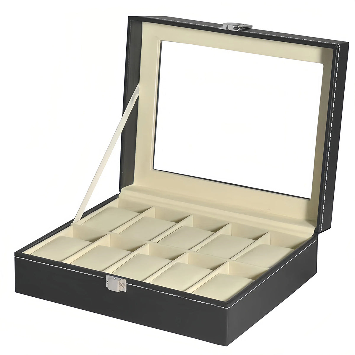 Estuche organizador de relojes | 10 compartimentos.