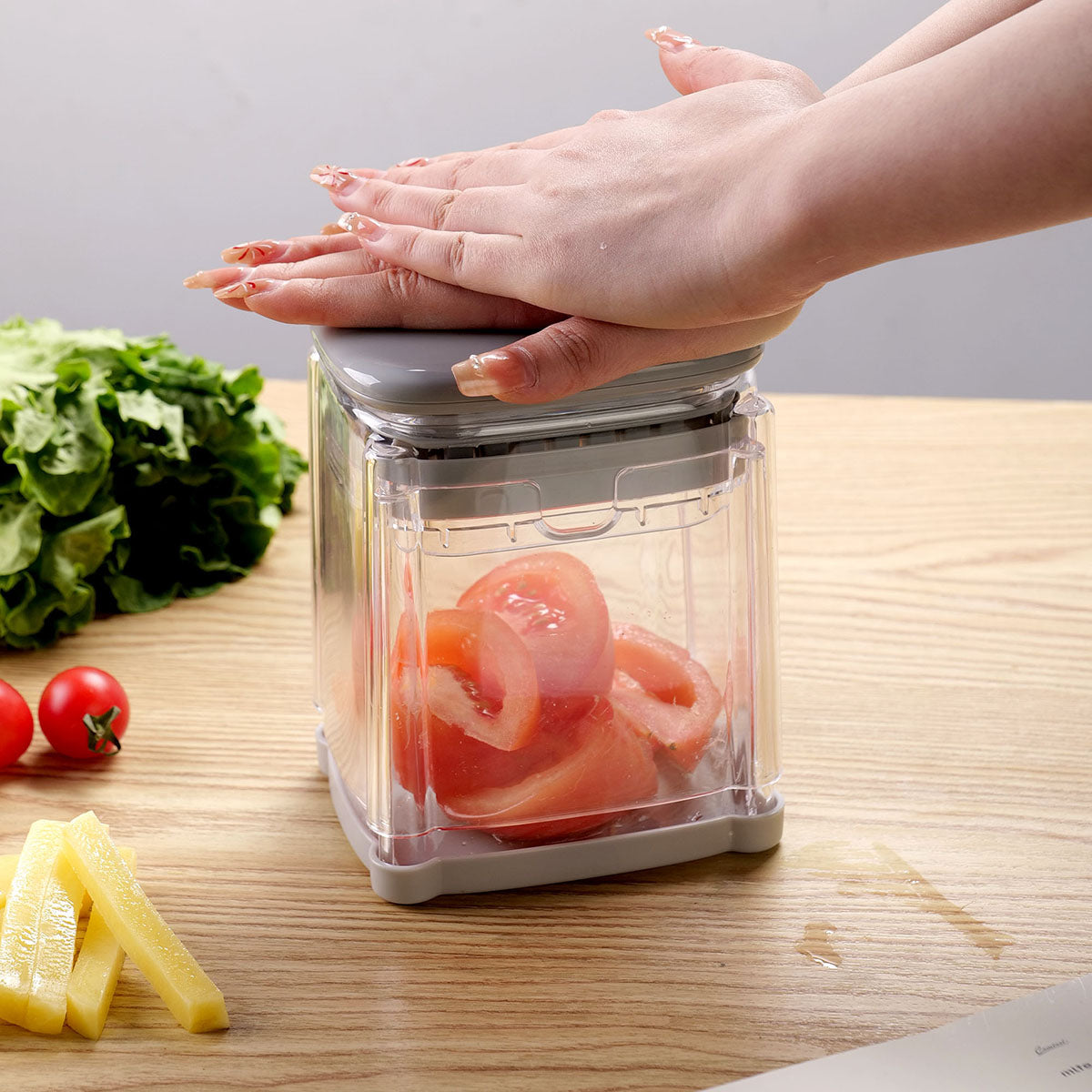 Picador de alimentos DEUS KITCHEN | 3 tipos de corte.