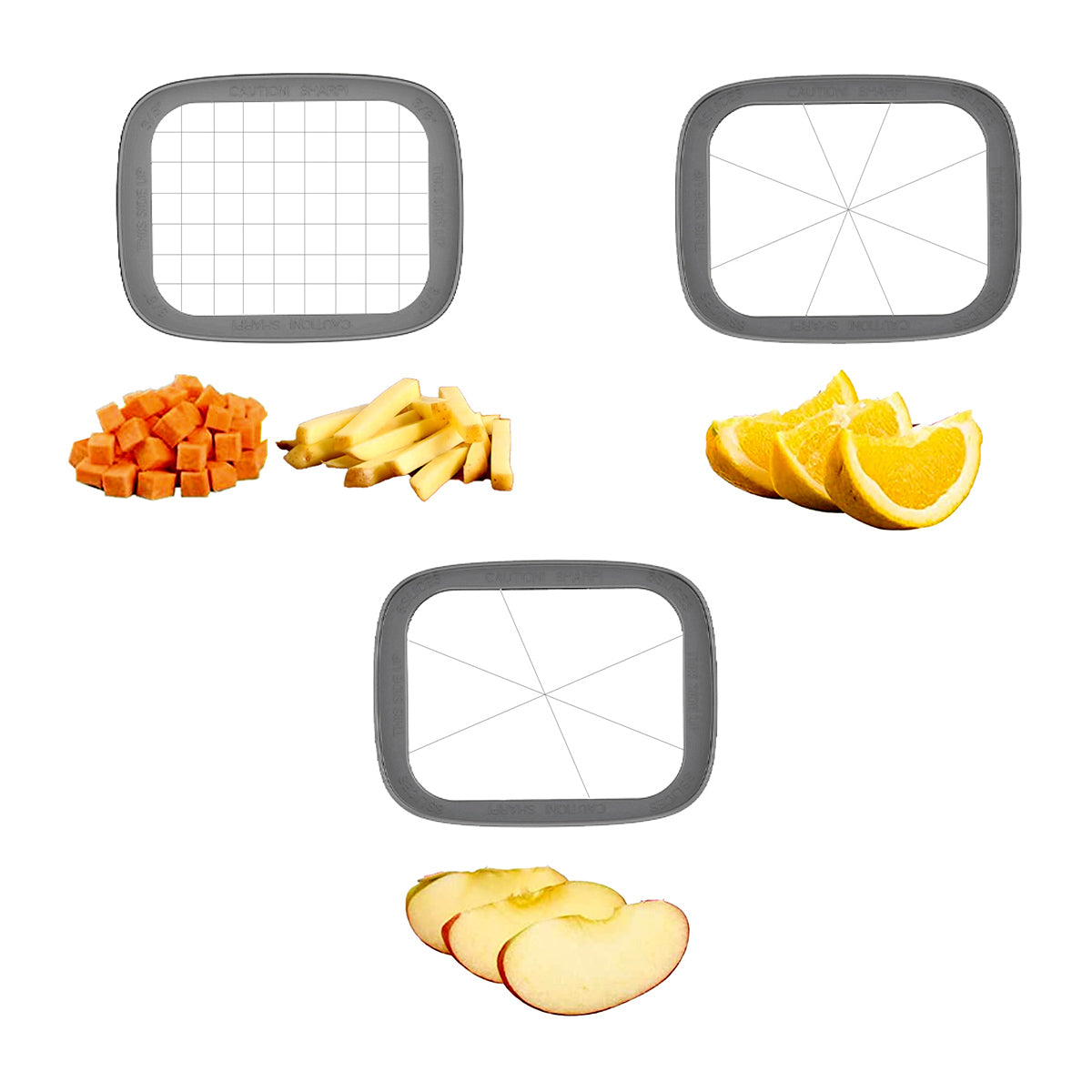 Picador de alimentos DEUS KITCHEN | 3 tipos de corte.