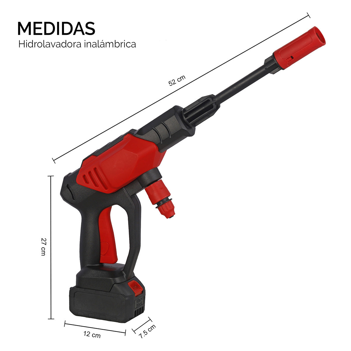 Hidrolavadora inalámbrica multiusos LO NECESITO.