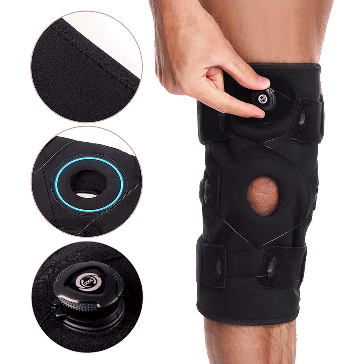 Rodillera deportiva HELSE | Compresión ajustable.