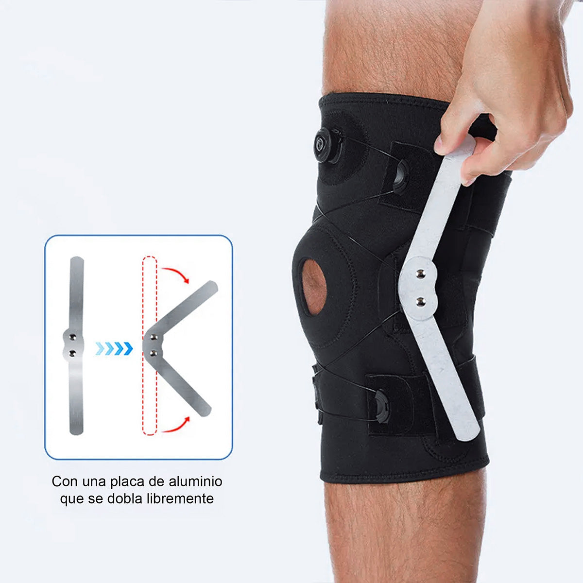 Rodillera deportiva HELSE | Compresión ajustable.