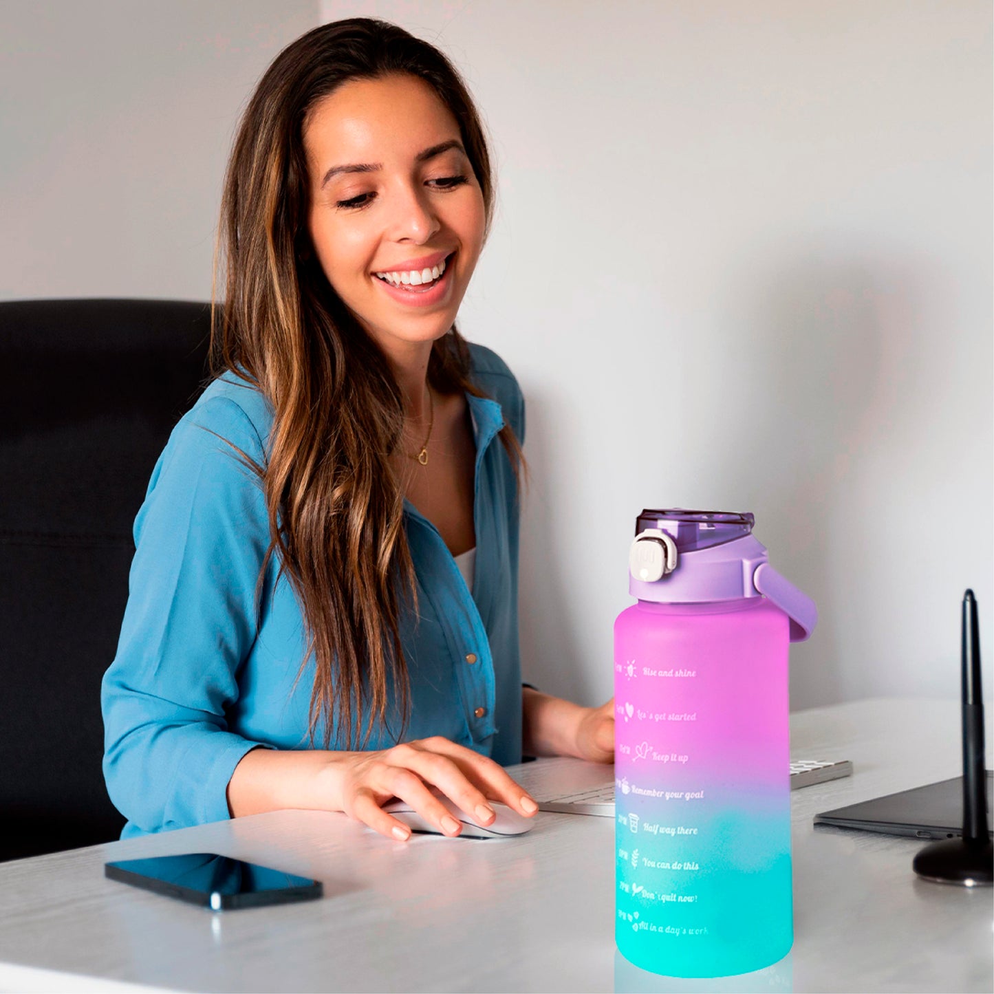 Botella motivacional | 2 L.