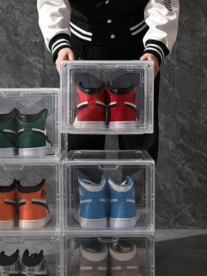 Sneakers Box Zapatera Apilable de acrílico Transparente Taylor AGBOX