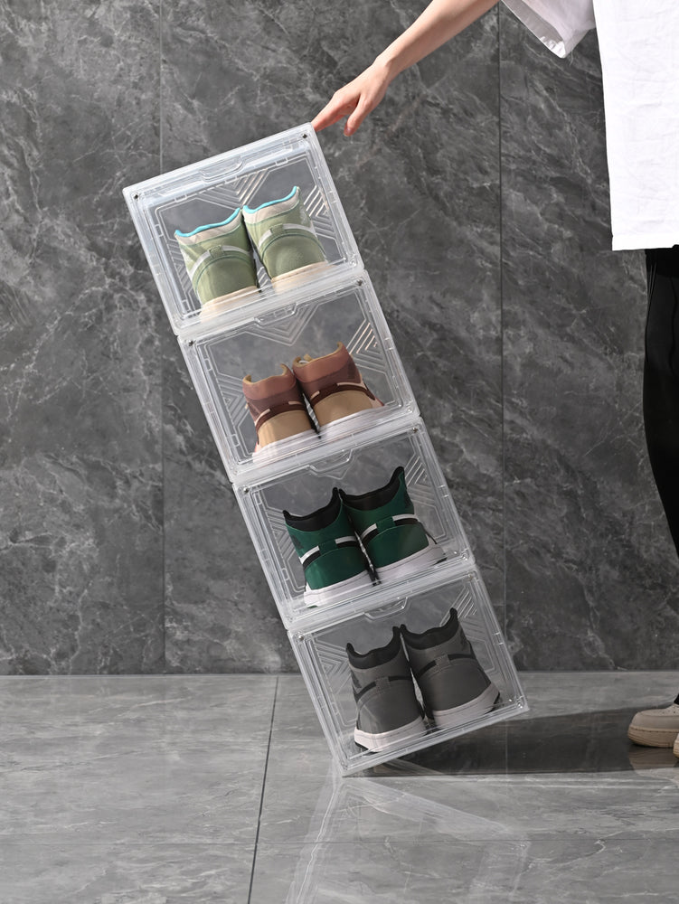Sneakers Box Zapatera Apilable de acrílico Transparente Taylor AGBOX