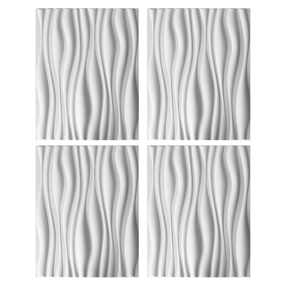 Paneles Decorativos para Pared 3D con Adhesivo Incluido - 10 Hojas  Cubriendo 4,61 m², 49,6 sqft - Paneles Decorativos de PVC - 96 cm x 48 cm