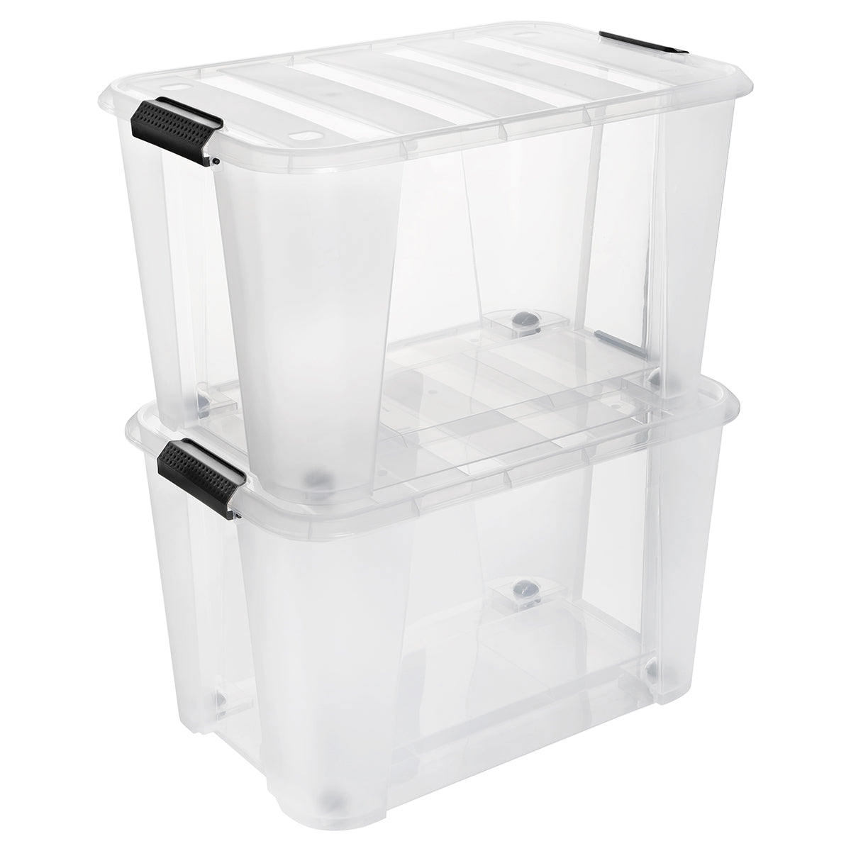 CAJA DE ALMACENAMIENTO DE 32 LITROS TRANSPARENTE