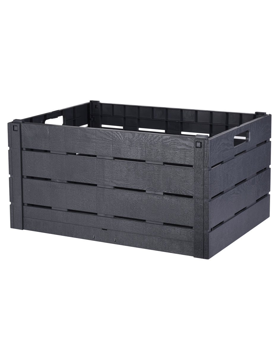 Caja plegable Efecto Madera material 100% reciclado STRATA