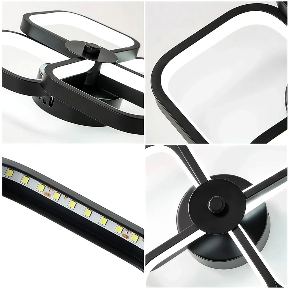 
                  
                    LÁMPARA DECORATIVA LED (cuadros) NEGRA CON CAMBIO DE LUZ
                  
                