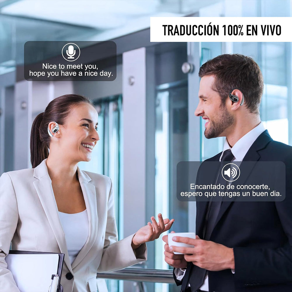 
                  
                    Auriculares multitraductores inalámbricos ALPHA MOBILE.
                  
                
