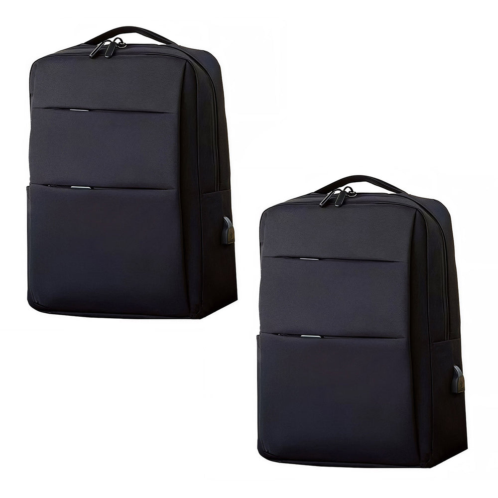 Mochila unisex impermeable para lap top PERFECT SPACE | Set de 2 piezas.