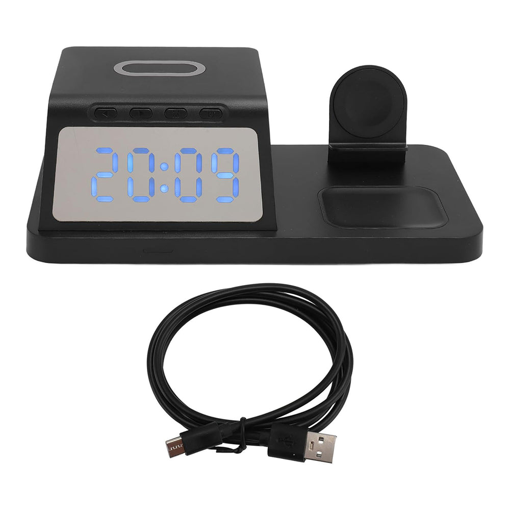 
                  
                    Cargador de escritorio ALPHA MOBILE | Con reloj digital.
                  
                