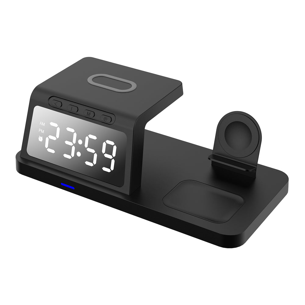 
                  
                    Cargador de escritorio ALPHA MOBILE | Con reloj digital.
                  
                