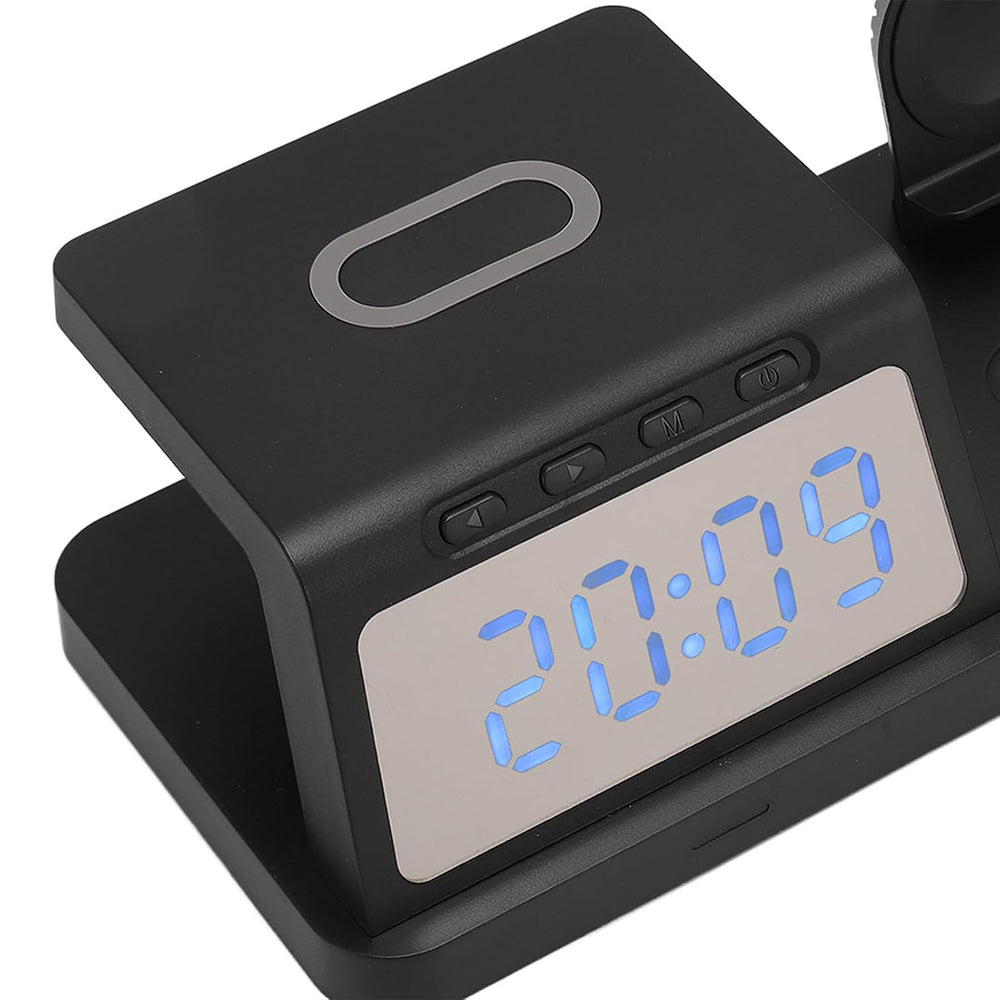 
                  
                    Cargador de escritorio ALPHA MOBILE | Con reloj digital.
                  
                