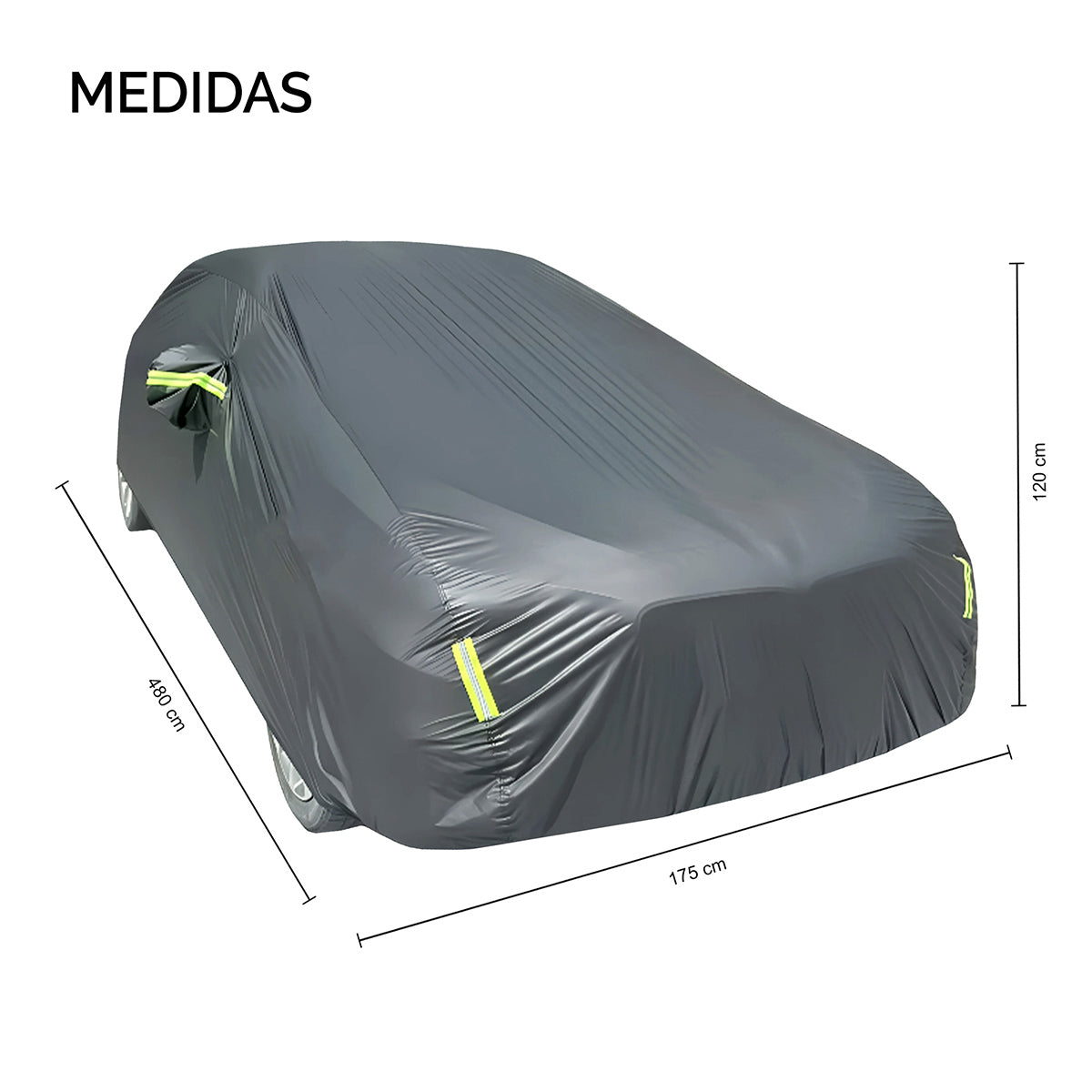 CUBIERTA PARA AUTO GRIS