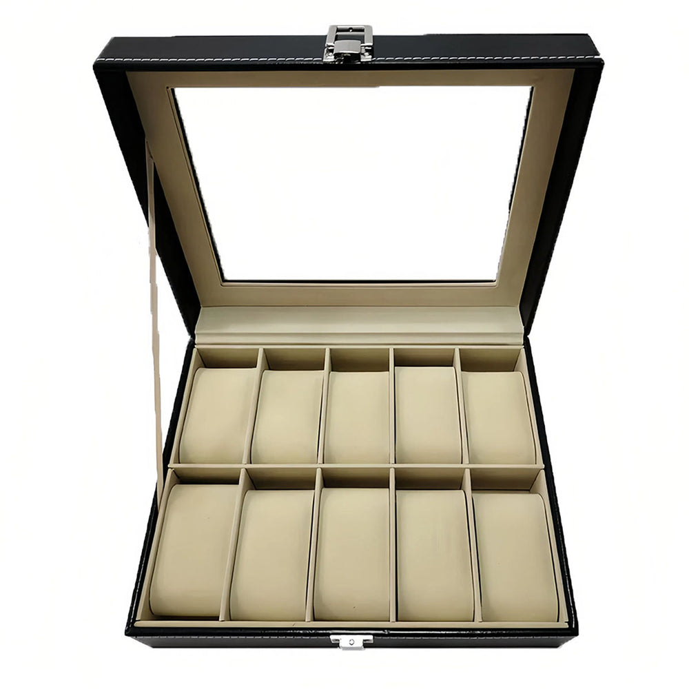 
                  
                    Estuche organizador de relojes | 10 compartimentos.
                  
                