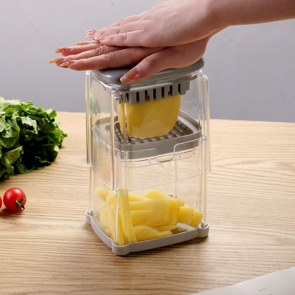 
                  
                    Picador de alimentos DEUS KITCHEN | 3 tipos de corte.
                  
                
