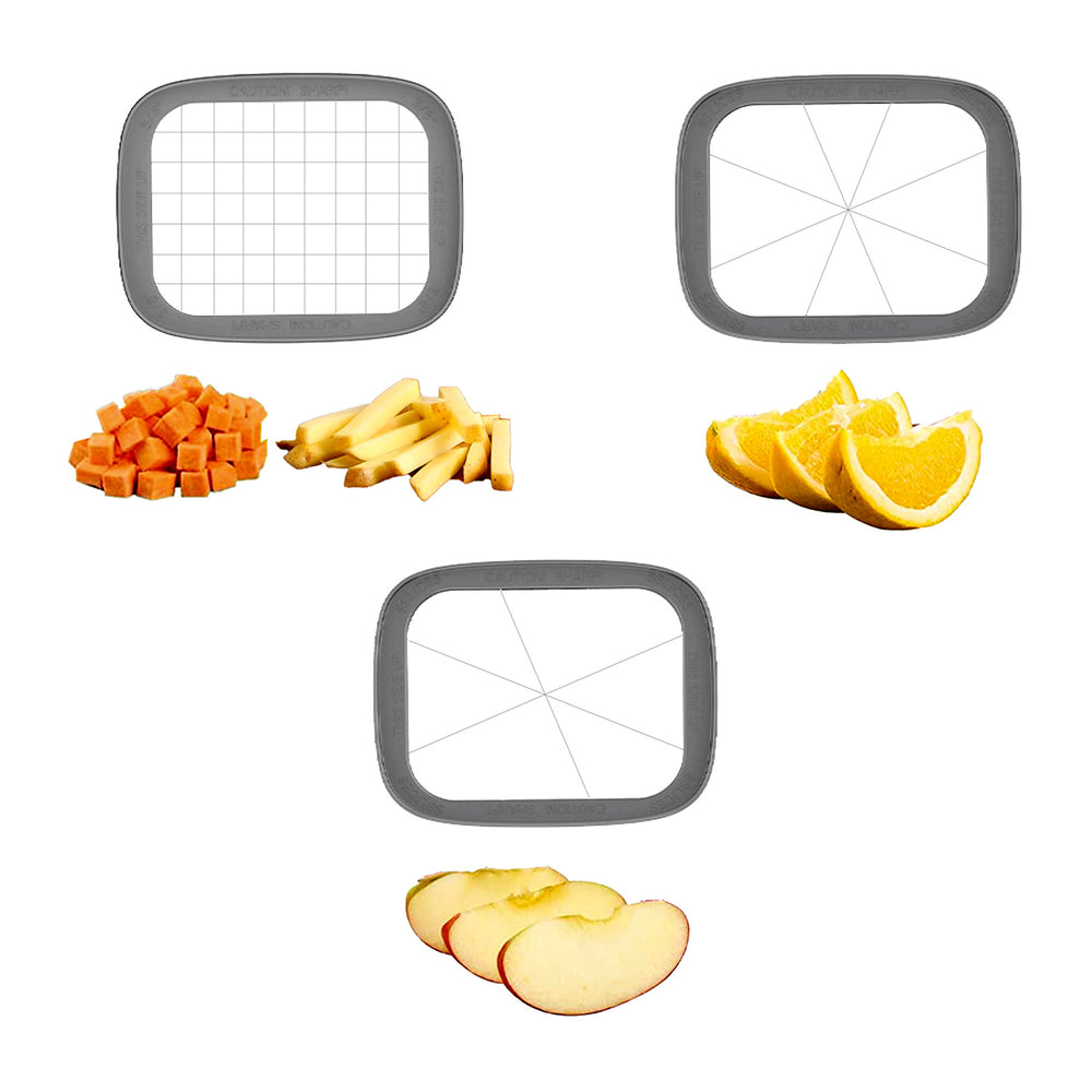 
                  
                    Picador de alimentos DEUS KITCHEN | 3 tipos de corte.
                  
                