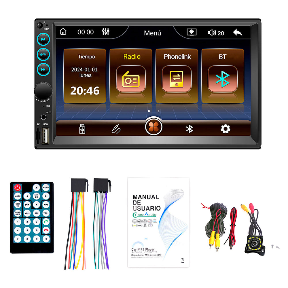 Reproductor táctil para auto ALPHA MOBILE | Dimensión de 7".