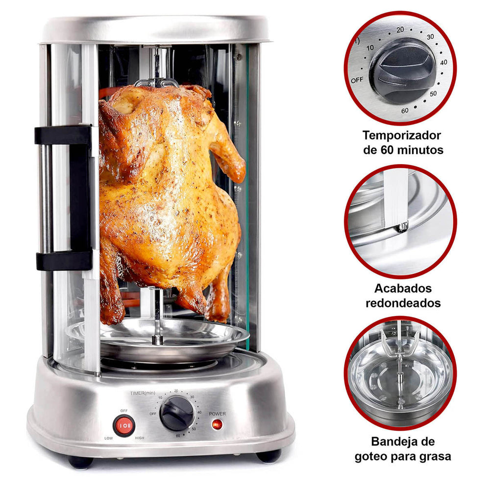 
                  
                    ROSTICERO CON ACCESORIOS
                  
                