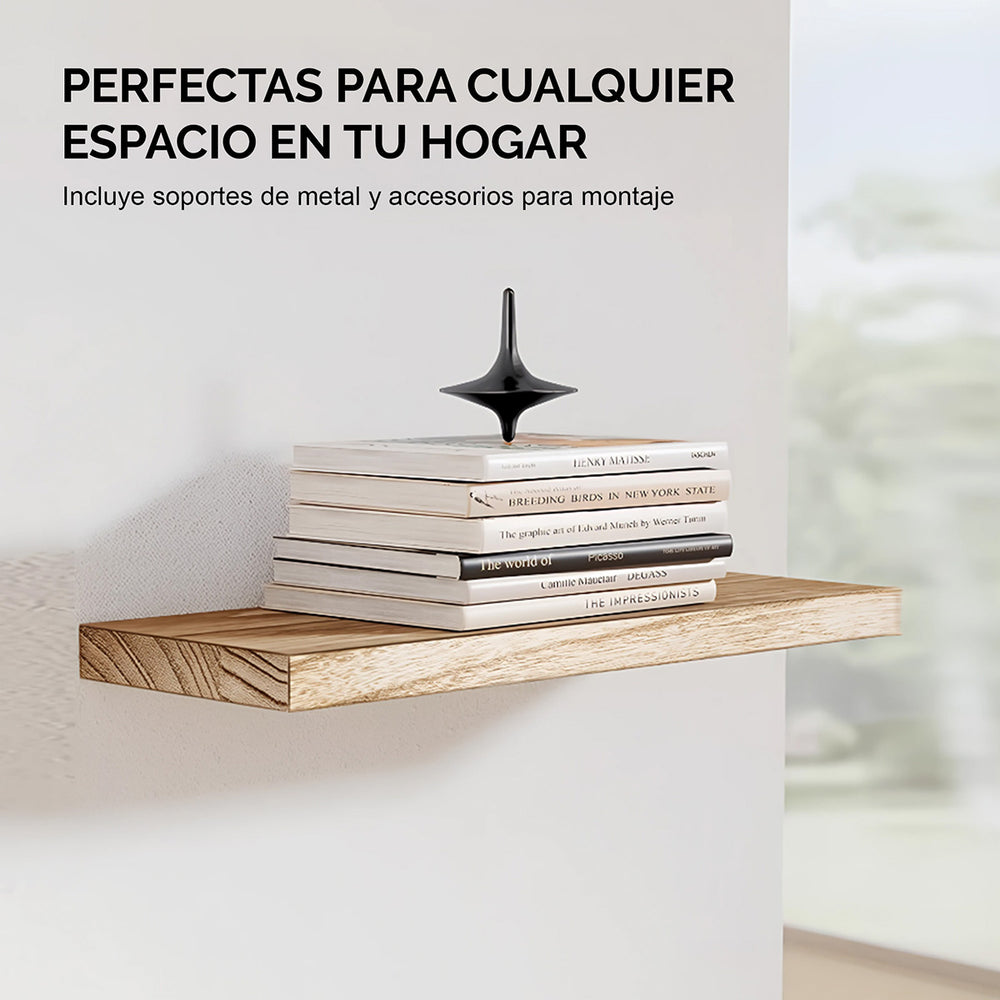 
                  
                    Repisas de madera PERFECT SPACE | 3 piezas.
                  
                