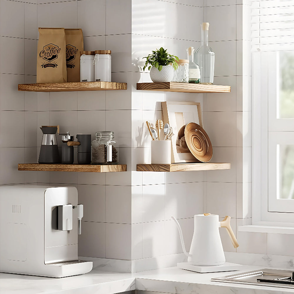 
                  
                    Repisas de madera PERFECT SPACE | 3 piezas.
                  
                