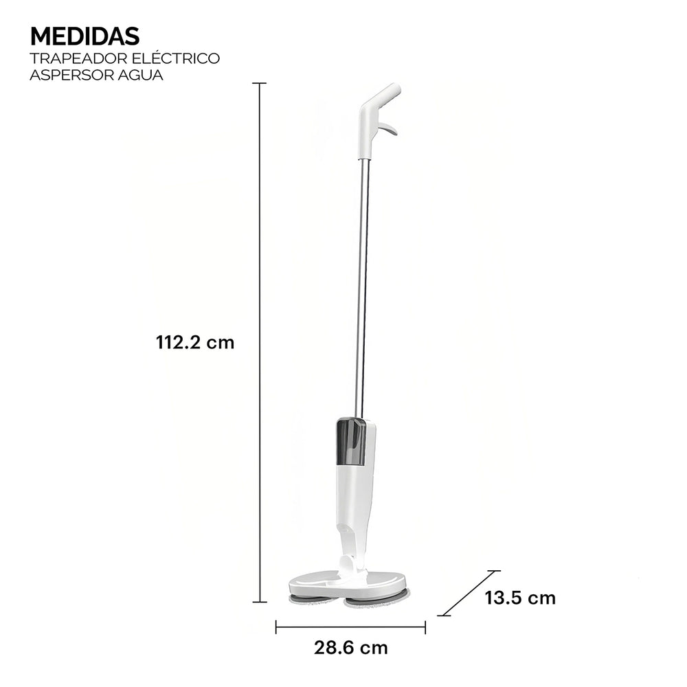 Trapeador eléctrico con aspersor LO NECESITO | 4 mops.