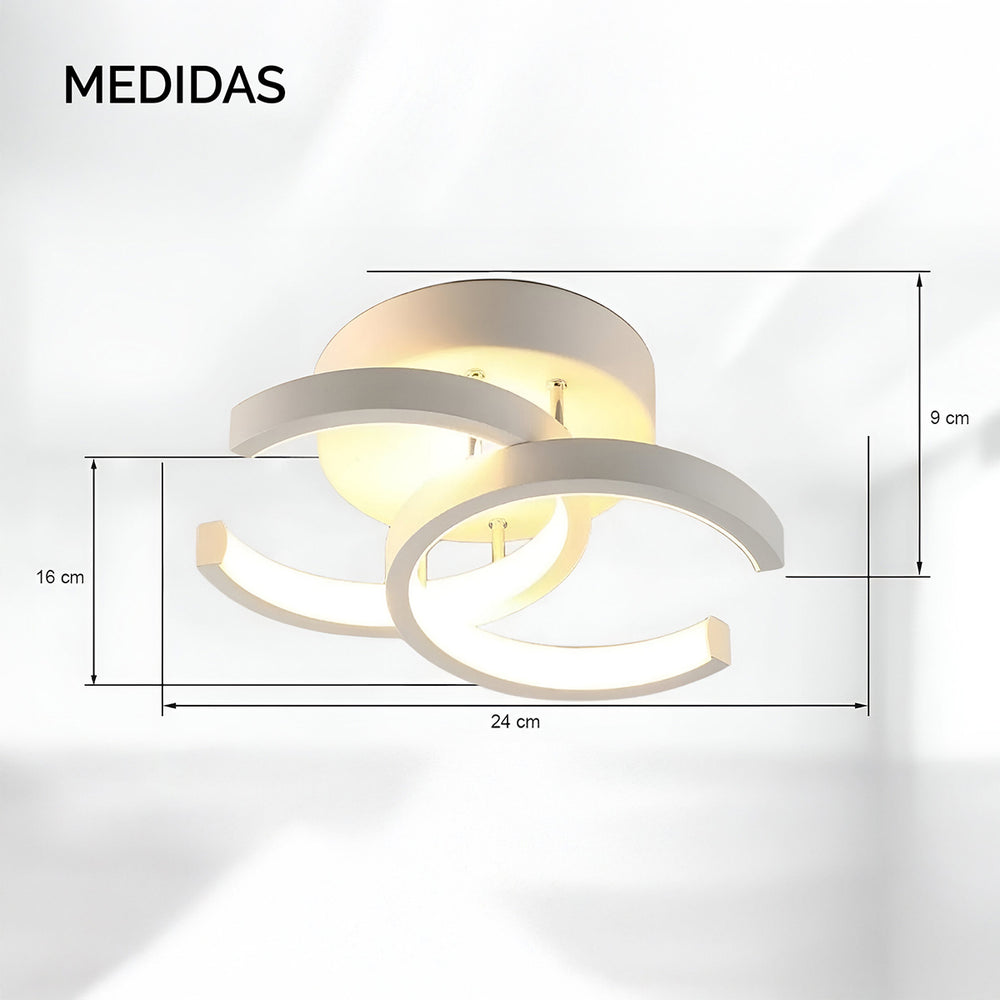 
                  
                    LÁMPARA DECORATIVA LED (Semi Haros) BLANCA CON CAMBIO DE LUZ
                  
                