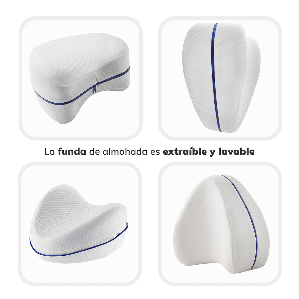 
                  
                    Almohada ortopédica memory foam | Para piernas.
                  
                