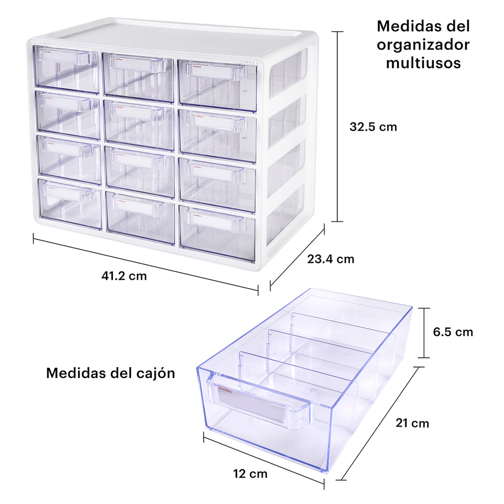 
                  
                    Organizador multibox | 12 gavetas.
                  
                