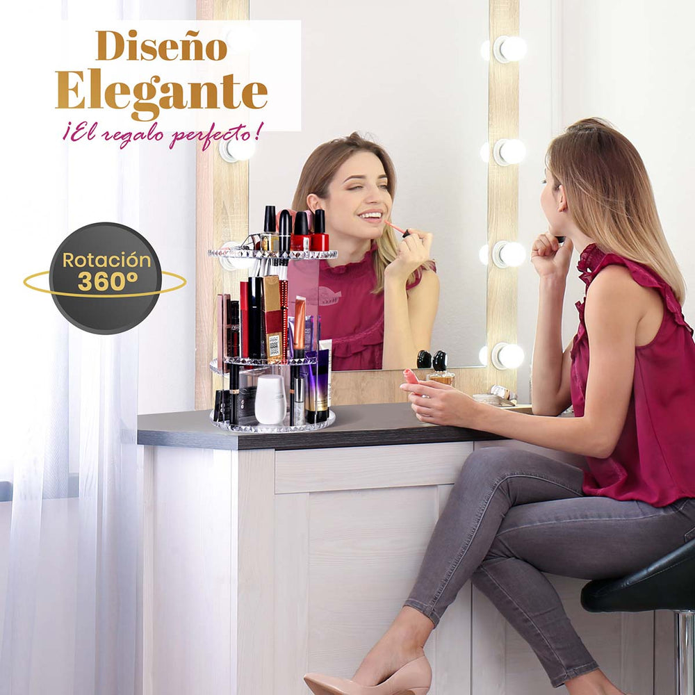 
                  
                    Organizador giratorio 360° | Maquillaje y accesorios.
                  
                
