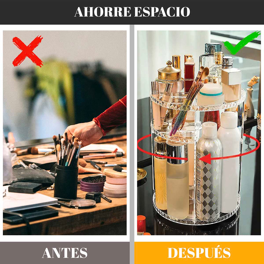 
                  
                    Organizador giratorio 360° | Maquillaje y accesorios.
                  
                