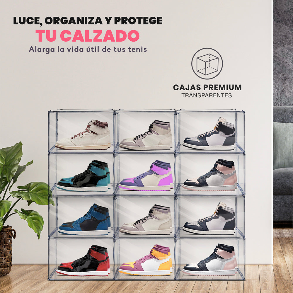 
            
                Cargar imagen en el visor de la galería, Sneakers Box Premium Zapatera Payton Set 12 piezas | Protege y exhibe tus zapatos con estilo
            
        