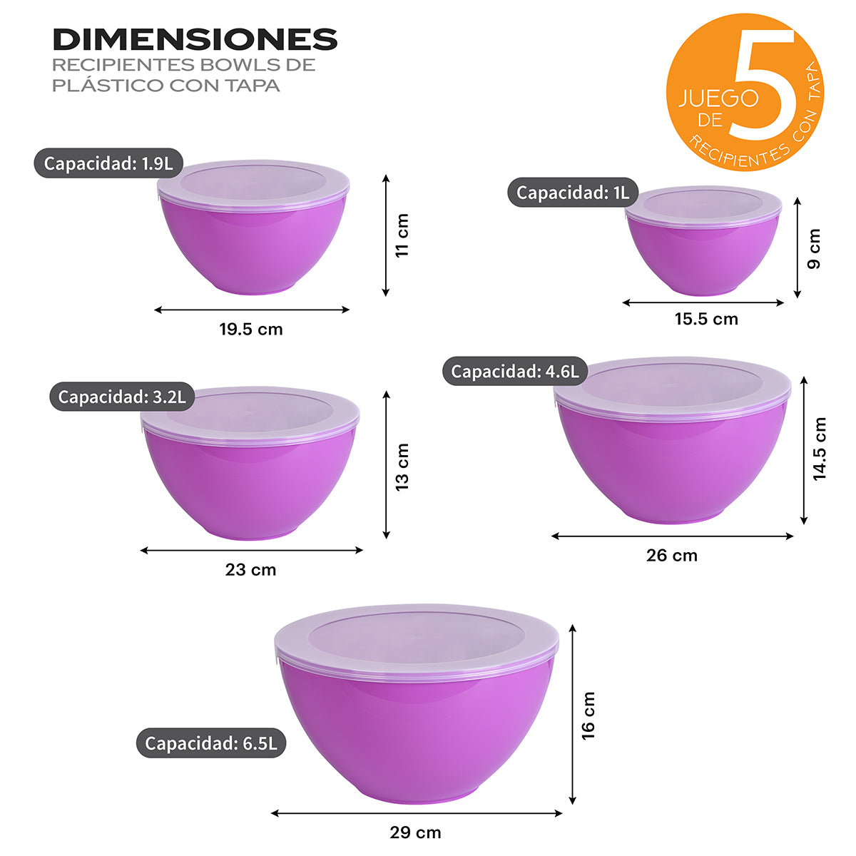 Contenedores herméticos, utensilios de cocina y bowls