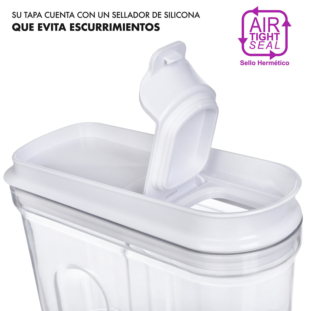 
                  
                    Contenedores herméticos con dosificador Simplesmart | Set de 3 piezas grandes.
                  
                
