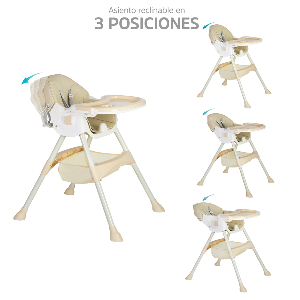 Silla periquera para bebé 2 en 1.