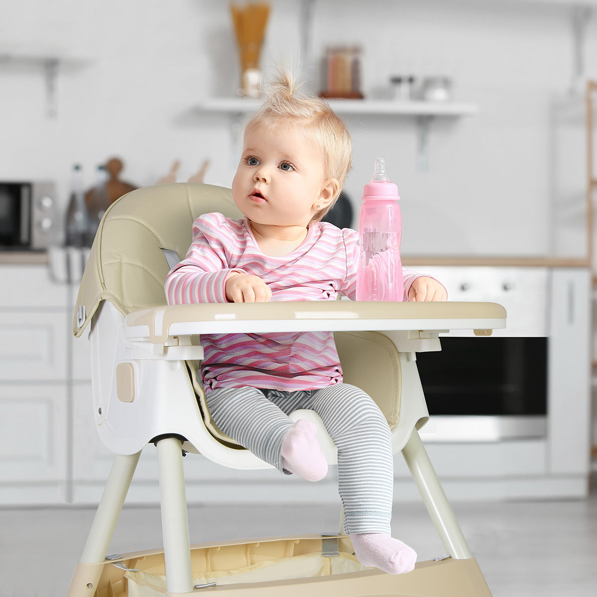 Silla periquera para bebé 2 en 1.