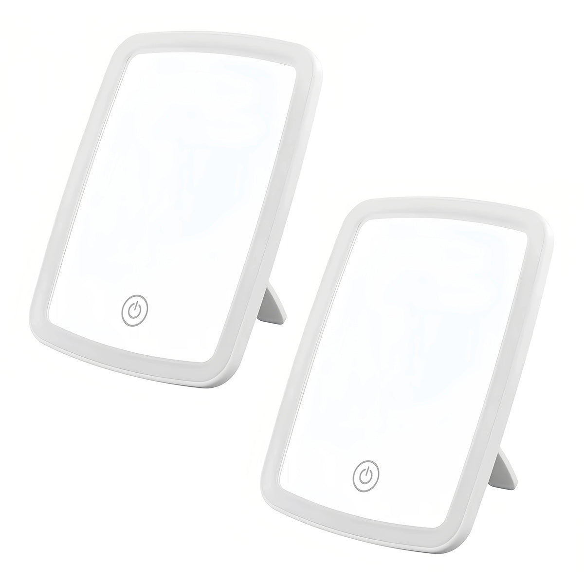 Set de dos espejos recargables led blancos de lo necesito 